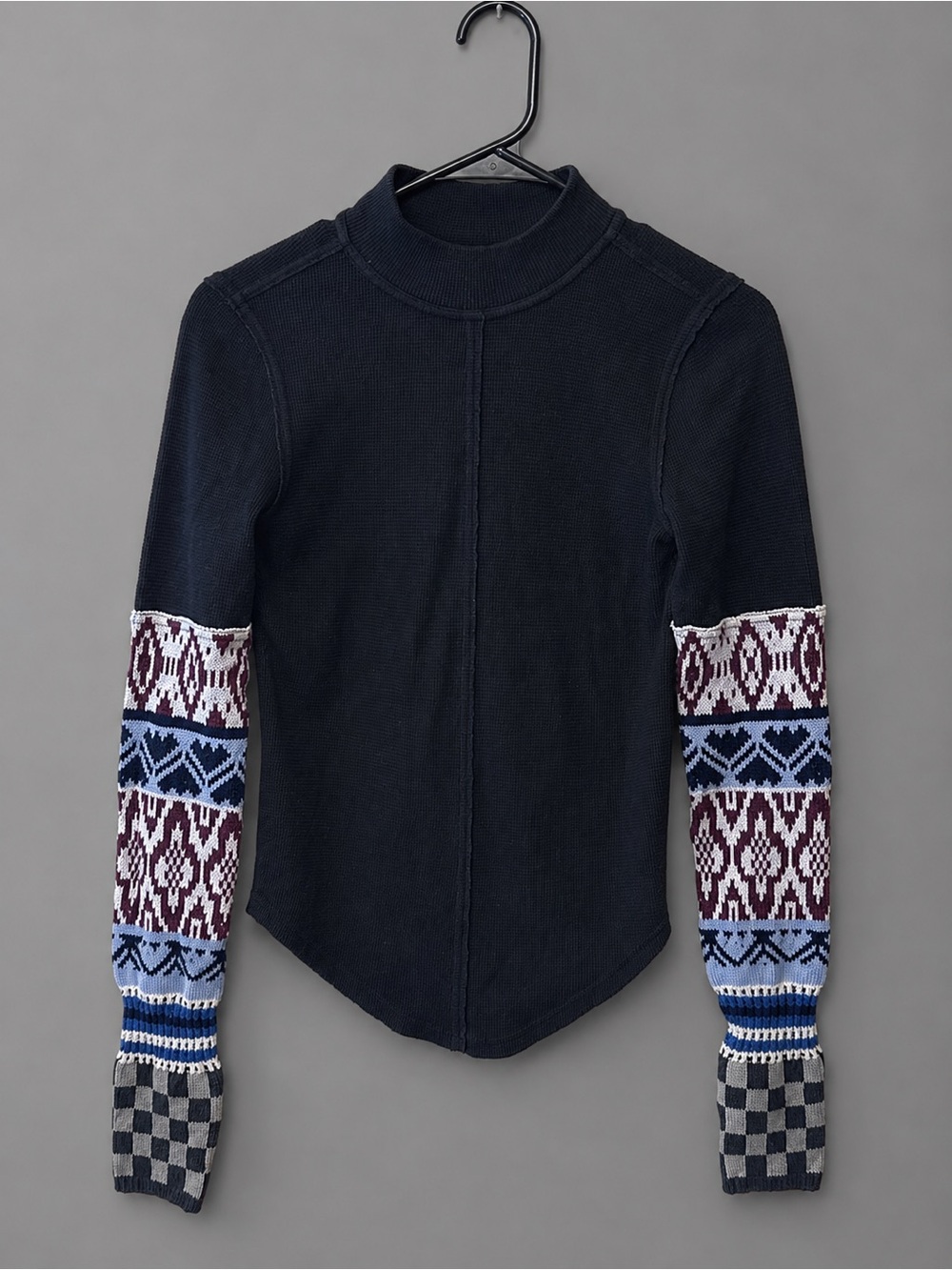We The Free thermal cuff sweater